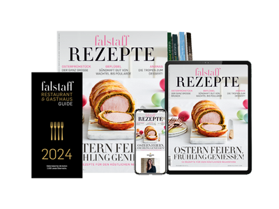 4 x FALSTAFF REZEPTE PRINT & DIGITAL + Falstaff Restaurant- und Gasthausguide 2024