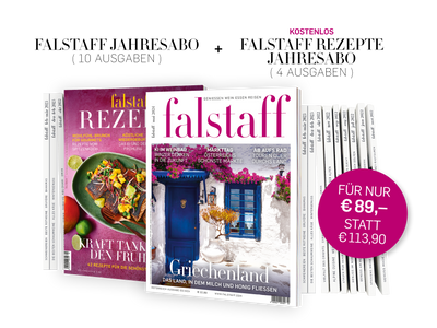 10 x FALSTAFF-MAGAZINE PRINT + 4 x FALSTAFF REZEPTE