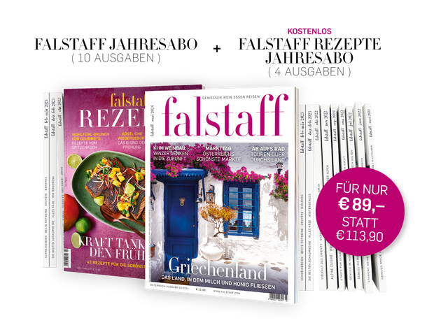 10 x FALSTAFF-MAGAZINE PRINT + 4 x FALSTAFF RECIPES