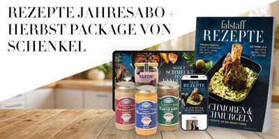 4 x FALSTAFF REZEPTE + SCHENKEL HERBST PACKAGE