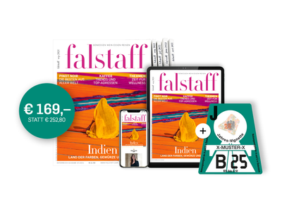 FALSTAFF-MAGAZIN Abo & KFZ-Vignette 2025